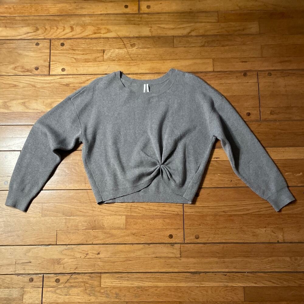 Anthropologie  Gemini Twofer Pullover Sweater w/ twist detail  $118